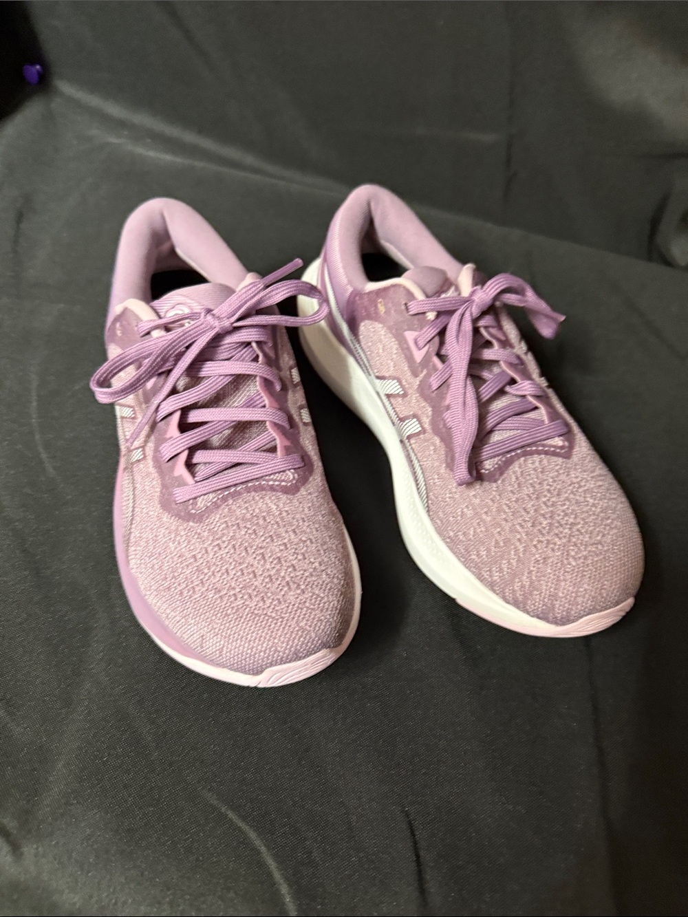 Asics Lavender Knit Athletic Sneakers